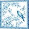 Chinoiserie Tile by Tre Sorelle Studios 14" x 14" Canvas Wall Art (Set of 2)
